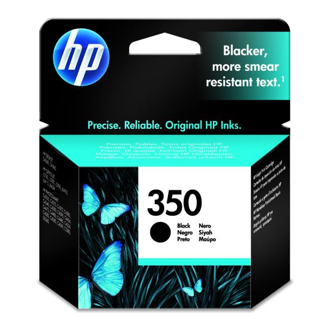 Atramentová náplň HP CB335EE HP 350 black (200 str.) pre Officejet J5700/Photosmart C5200