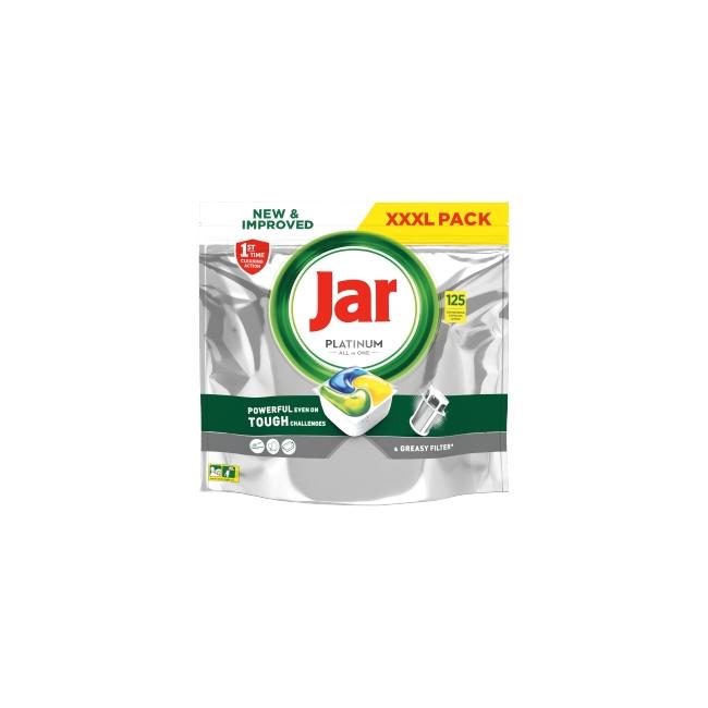 JAR tablety do umývačky riadu Platinum All in One Lemon 125ks