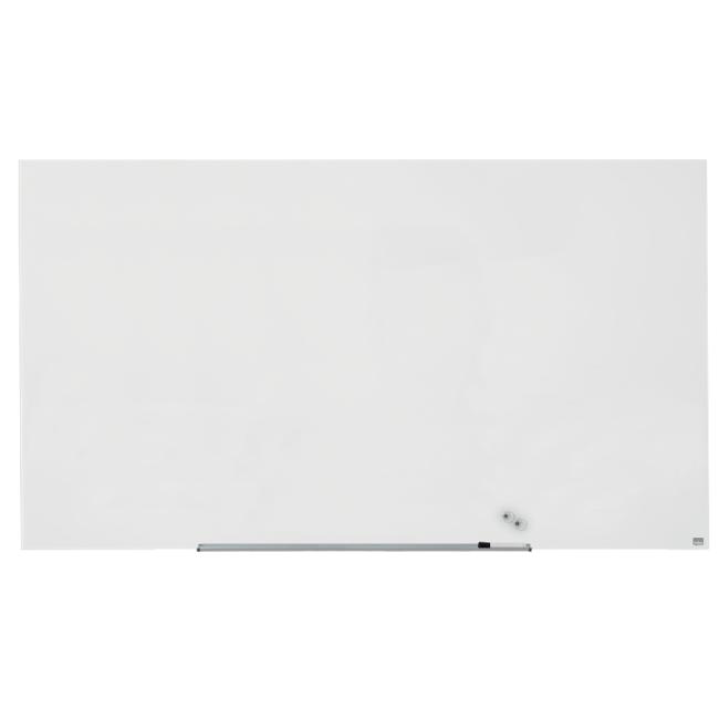 Sklenená tabuľa Nobo Diamond biela 85” 1900x1000mm