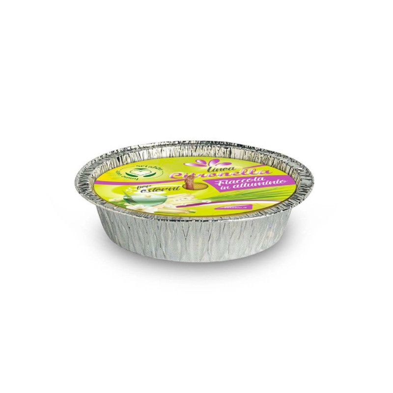 Citronella - repelentná sviečka 80g / aluminium
