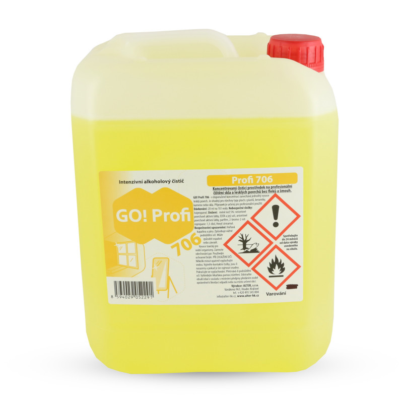 GO! PROFI 706 alkoholový čistič - koncentrát 5l