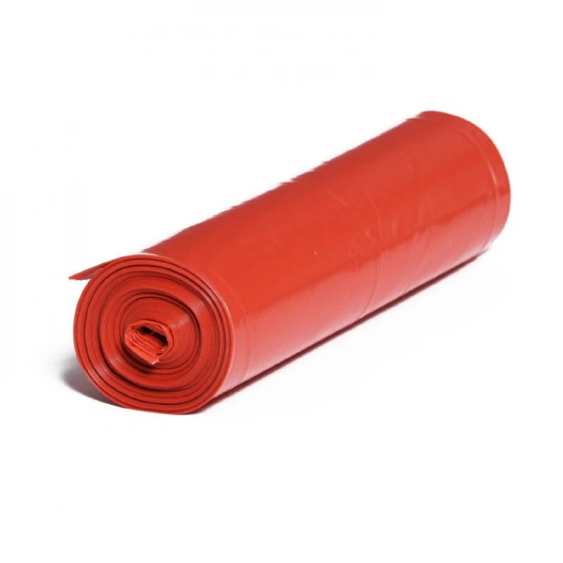 LDPE vrecia červené 700x1100/100 my 120L – 10ks