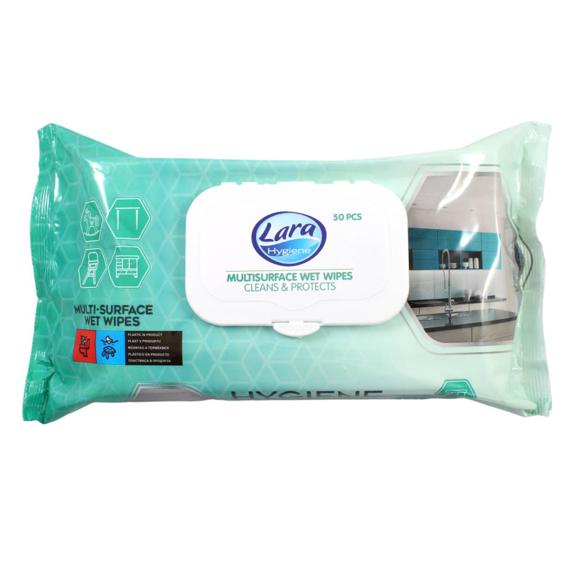 Lara Hygiene vlhčené utierky na kuchyne - 50ks