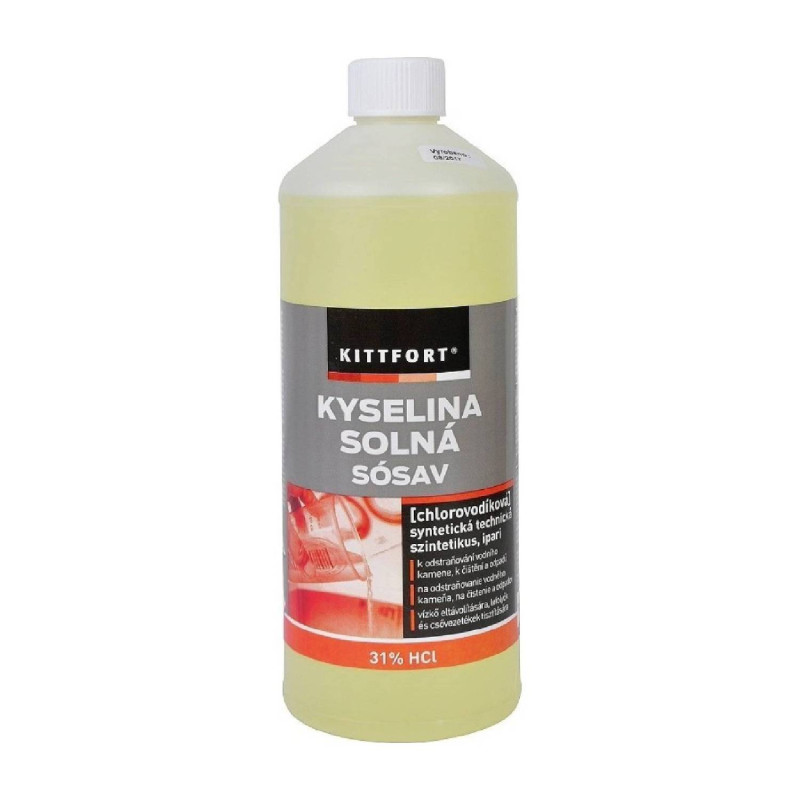 KITTFORT Kyselina soľná - chlorovodíková 31% 1L